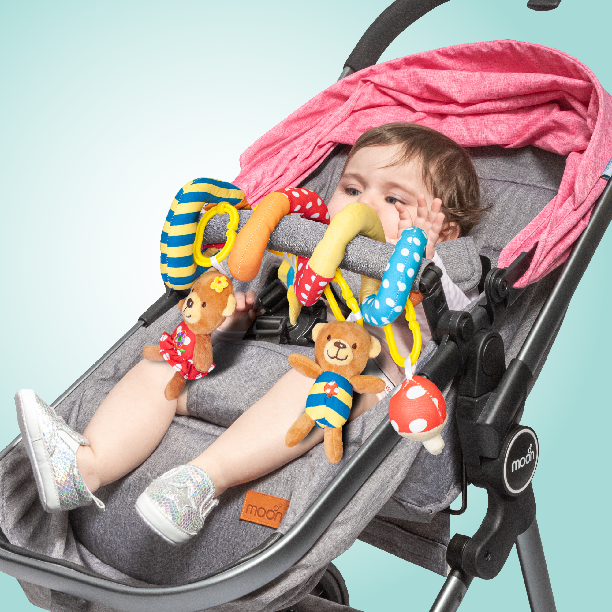 Moon Spiral Activity Toy - Bears — view 4